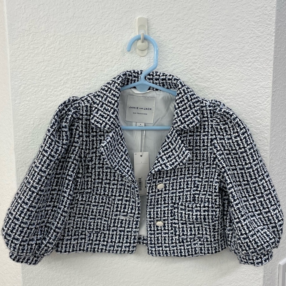 Little girls twill short jacket